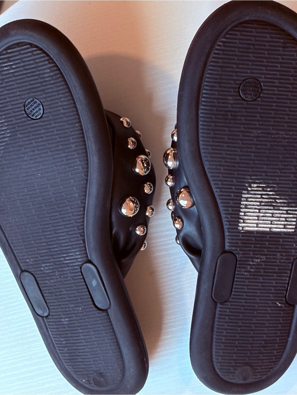 Isabel Marant Black with Silver Logo Collaboration Havaianas - Picture 2 of 5